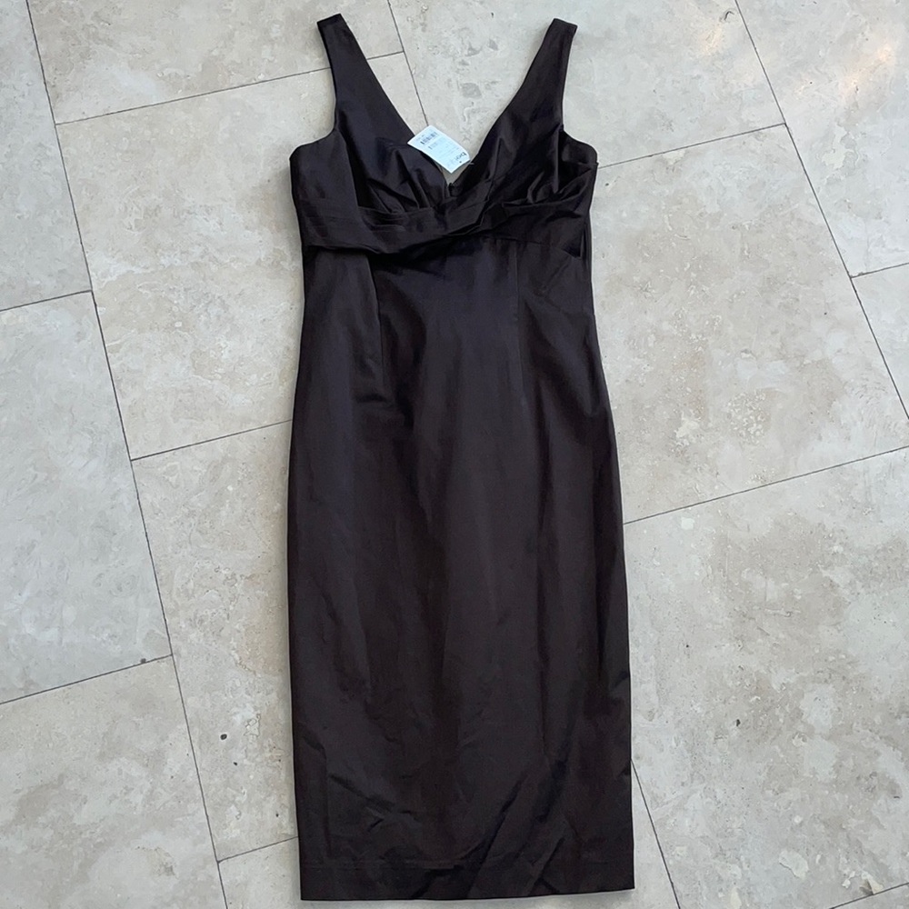 NWT BEBE CROSSFRONT MIDI DRESS!